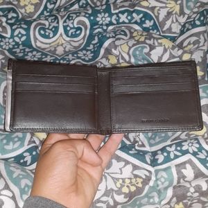 Black leather wallet